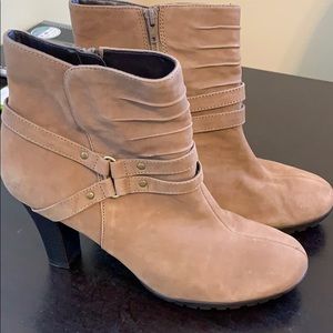 Beige booties